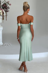 Jennifer Midi Dress - Mint