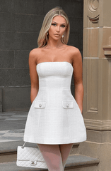 Lottie Mini Dress - Ivory