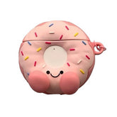 Pink Frosted Donut AirPods Case