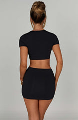 Rein Mini Skirt - Black