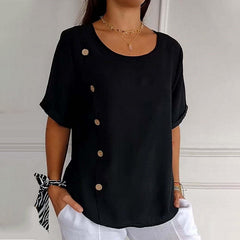 Side Button Blouse