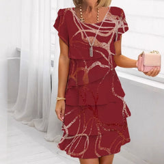 Elegant Ruffled Dress