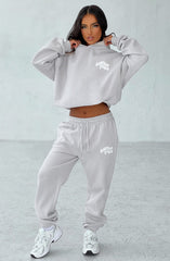 Studio Sweatpants - Light Grey/White