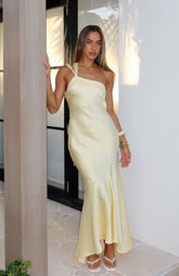 Miss Those Days Maxi Dress Lemon