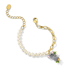 Cute and Sweet Koala Pearl Bracelet