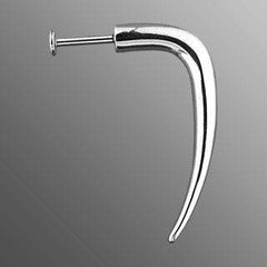 14ga Surgical Steel Big Claw Hook Spike Lip Labret