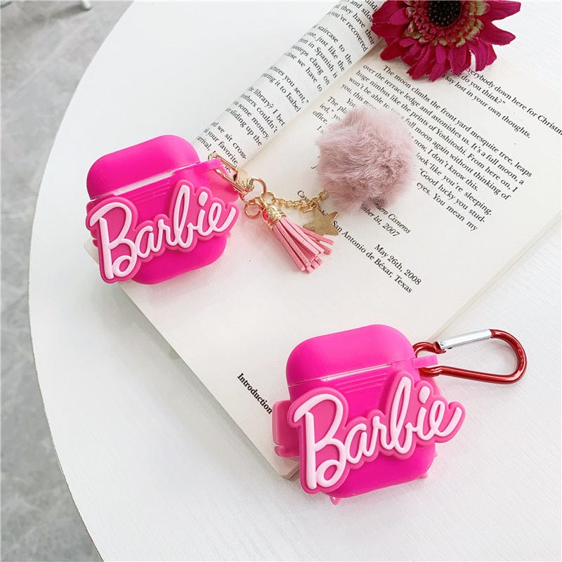 3D Barbie Silicone AirPods Earphone Case