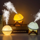 3D Moon Air Humidifier Night Light