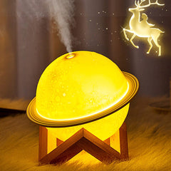 3D Moon Air Humidifier Night Light