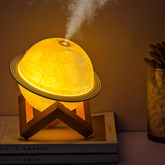 3D Moon Air Humidifier Night Light