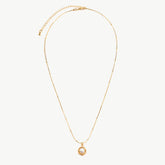 Pearl Pendant Bobble Chain Necklace