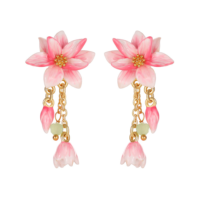 Magnolia Tassel Earrings