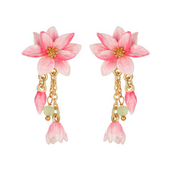 Magnolia Tassel Earrings