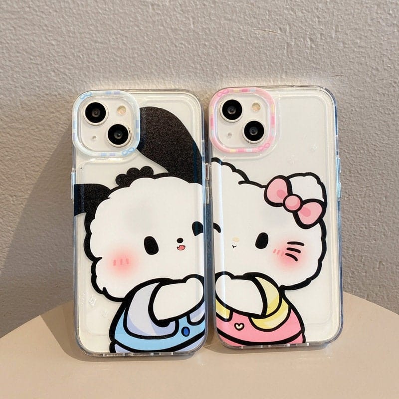 Anime Hello kitty & Pochacco Kawaii iPhone Case