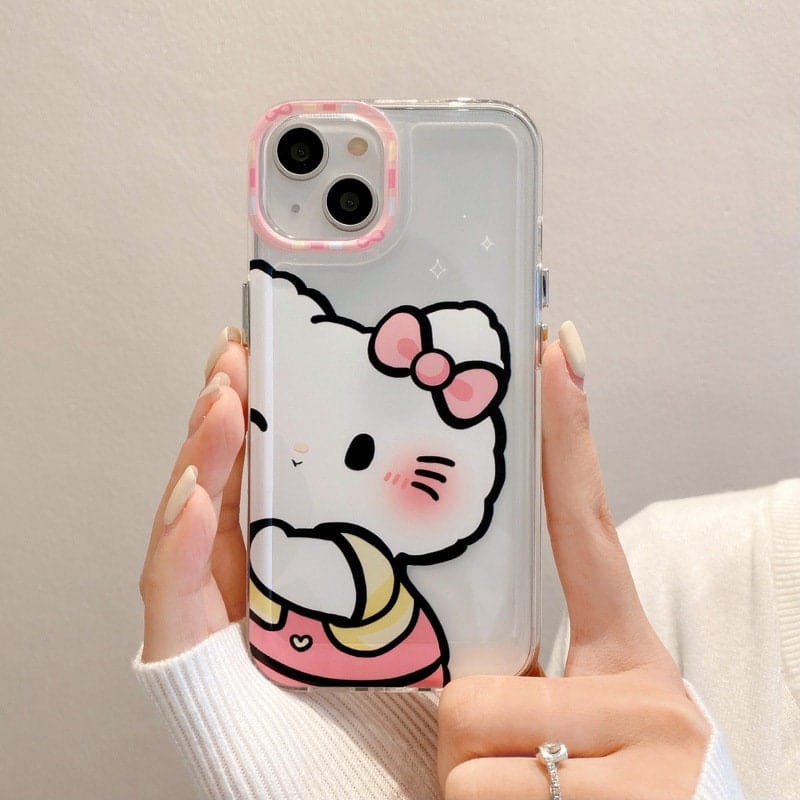 Anime Hello kitty & Pochacco Kawaii iPhone Case