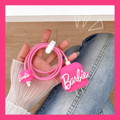 Barbie Apple Charger And Charging Cable Protector