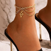 Bohemia Layered Snake Anklet