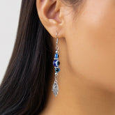 Boho Evil Eye Hamsa Dangle Earrings