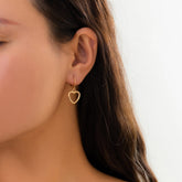 Chic 5 Pairs Heart Butterfly Snake Pearl Dangle Earrings Set