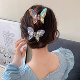 Chic Colorful Butterfly Chignon Claw Clip Hair Clip