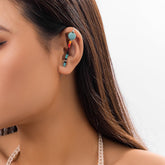 Chic Colorful Seed Bead Ear Cuff Stud Earring