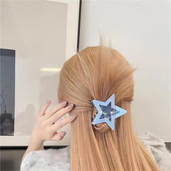 Chic Colorful Star Hair Claw Clip