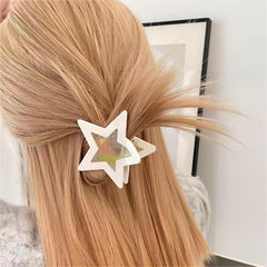 Chic Colorful Star Hair Claw Clip