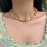 Chic Colorful Turquoise Stone Choker Necklace