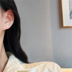 Chic CZ Inlaid Transformable Floral Dangle Stud Earrings