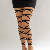 Chic Elastic Band Harness Thigh Leg Chain