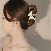 Chic Enamel Butterfly Chignon Claw Clip Hair Clip