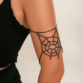 Chic Layered Metallic Cobweb Arm Chain