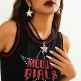 Chic Star Necklace Earrings Set