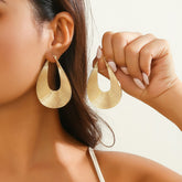 Geometric Abstract Pattern Dangle Earrings