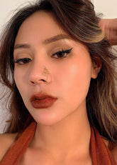 Geometric Gold Silver Plated Nose Cuff