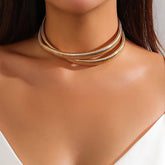 Geometric Intermeshing Collar Choker