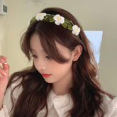 Handmade Crochet Flower Hair Band
