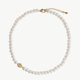 Cowrie Shell Pearl Choker
