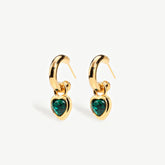 Sweetheart Huggie Hoop Earrings