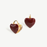 Heartfelt Enchantment Hoop Earrings