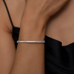 Shimmering Starry Night Hinged Bangle