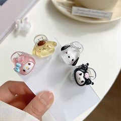 Kawaii 6 Pieces Sanrio Hair Clips Set