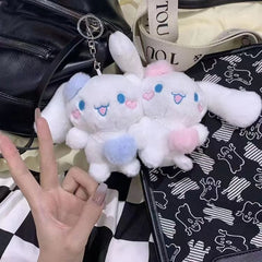 Kawaii Magnetic Go-shopping Cinnamoroll Matching Keychain