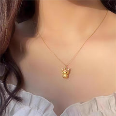 Kawaii Sanrio Gold Filled Kuromi Necklace