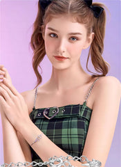 Sanrio Crystal Kuromi Bracelet