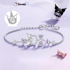 Sanrio Crystal Kuromi Bracelet