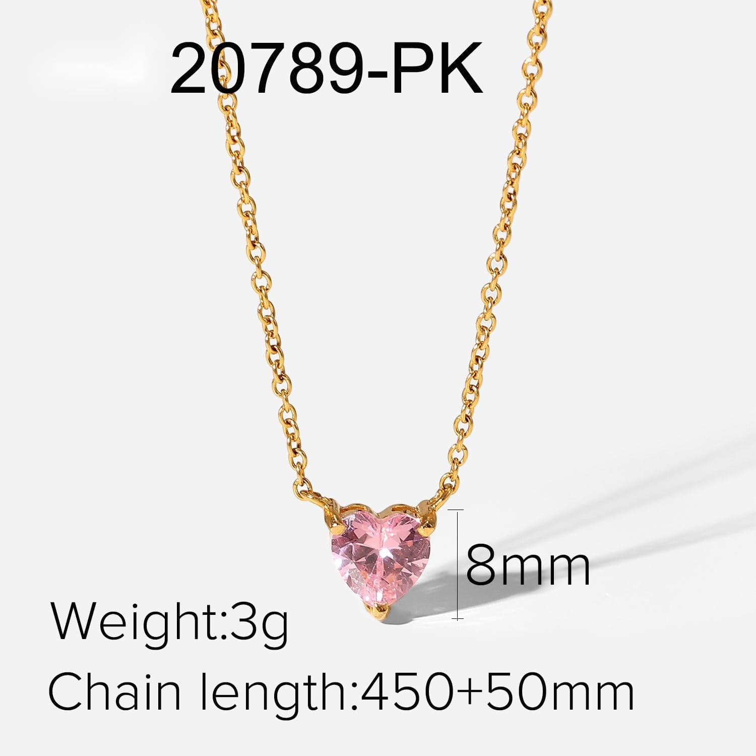 Swarovski Crystal Heart Pendant Necklace