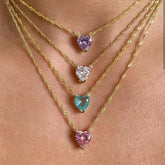 Swarovski Crystal Heart Pendant Necklace