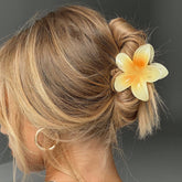 Trendy Colorful Resin Flower Hair Clip