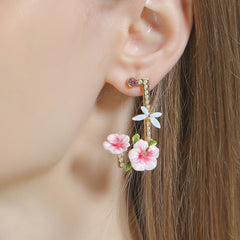 Hibiscus Large Earrings